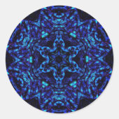 Vervaagd Ronde Sticker (Voorkant)