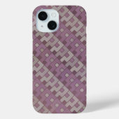 Vervaagd Rood Geometrisch Abstract Case-Mate iPhone Case (Achterkant)