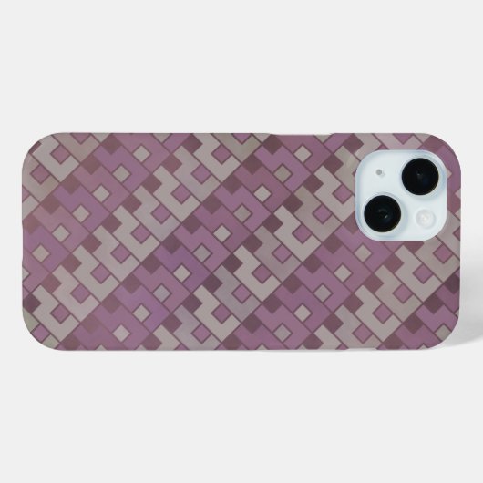 Vervaagd Rood Geometrisch Abstract Case-Mate iPhone Case (Achterkant (horizontaal))