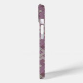 Vervaagd Rood Geometrisch Abstract Case-Mate iPhone Case (Achterkant / Links)