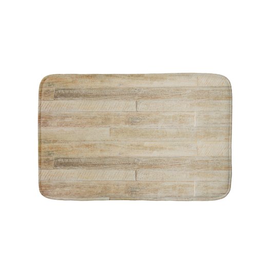 Vervaagd versleten houten vloeren textuur badmat (Voorkant)