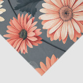 Vervaagde achtergrond Gerbera Daisies Tissuepapier (Detail)