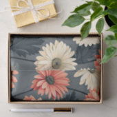 Vervaagde achtergrond Gerbera Daisies Tissuepapier (Geschenk)