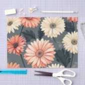 Vervaagde achtergrond Gerbera Daisies Tissuepapier (Craft)