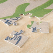 Vervaagde bloemen legpuzzel (Zijkant)