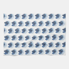 VERVAAGDE GENEN Chow herhalen ontwerp TREE OF LIFE Theedoek