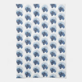 VERVAAGDE GENEN Chow herhalen ontwerp TREE OF LIFE Theedoek (Verticaal)