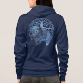 VERVAAGDE GENEN Chow TREE OF LIFE back/front zip Hoodie (Achterkant)