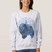 VERVAAGDE GENEN Chow TREE OF LIFE voor en achter Trui (Voorkant)