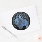 VERVAAGDE GENEN Toon Boom van het Leven Ronde Sticker (Envelop)