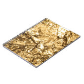 Vervaagde Gouden Plooien Notitieboek (Linkerzijde)