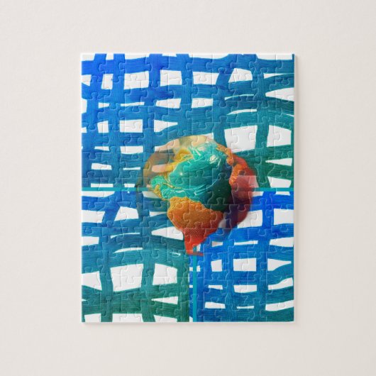 Vervaagde Lijnen Legpuzzel (Verticaal)