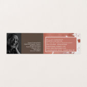 Vervaagde muur, schilder & decorator foto visitekaartje (Binnenkant ongevouwen)