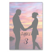 Vervaagde Ondoorzichtige Trouwfoto✨ Mooie Misty Kaart (Achterkant)