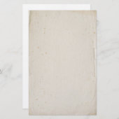  vervaagde oude boek einde papier briefpapier (Voorkant / Achterkant)