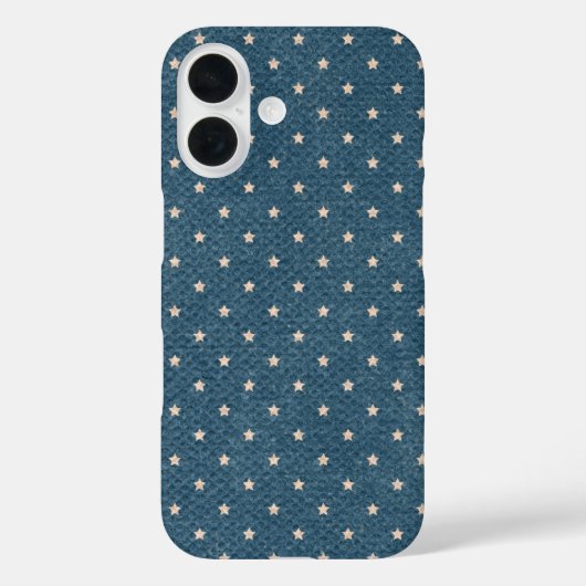 Vervaagde sterren op blauw Case-Mate iPhone case (Achterkant)
