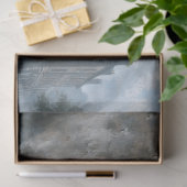 Vervaagde vrouw op stenen muur decoupage tissuepapier (Geschenk)