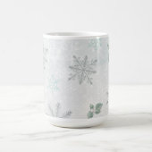 vervaagde winterse Feestdagen Koffiemok (Center)