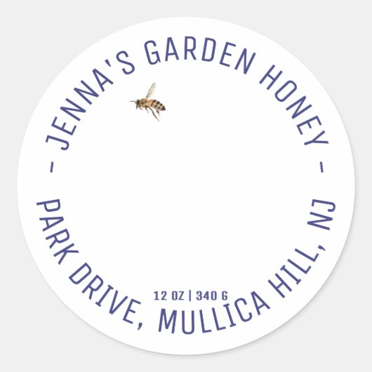 Vervaardigd door Sticker van niet-gewilde bijen (Voorkant)