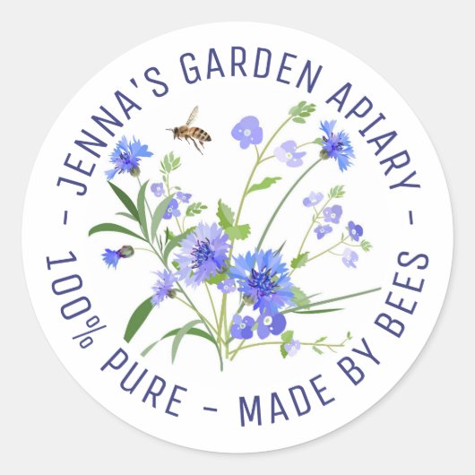 Vervaardigd door Sticker van niet-gewilde bijen (Voorkant)