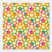 Vervaardigd Floral Chainmail in Cream Behang (Voorkant)