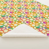 Vervaardigd Floral Chainmail in Cream Sherpa Deken (3/4)