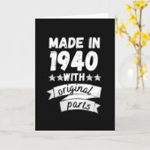 vervaardigd in 1940 met originele onderdelen, kaart (Gele Bloem)