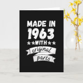 vervaardigd in 1963 met originele onderdelen, kaart (Gele Bloem)