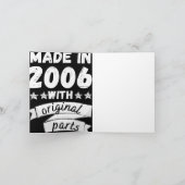 vervaardigd in 2006 met originele onderdelen, notitiekaartje (Binnen)
