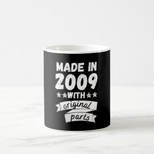 vervaardigd in 2009 met originele onderdelen, koffiemok