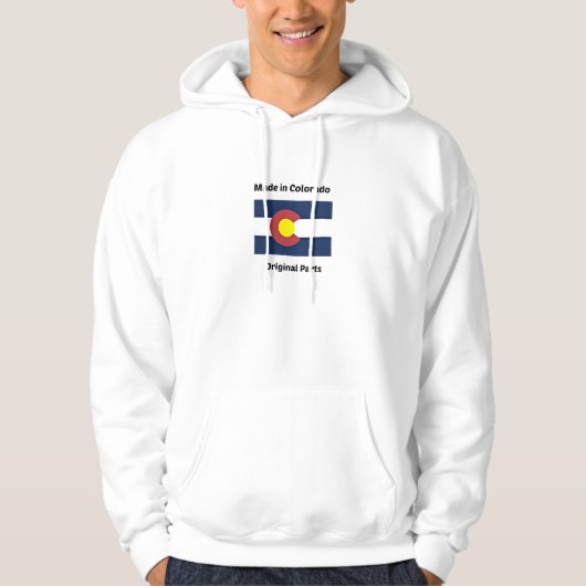 Vervaardigd in Colorado, Originele Delen Hoodie (Voorkant)