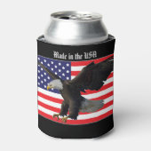 Vervaardigd in de Verenigde Staten Blikjeskoeler (Blikje Voorkant)