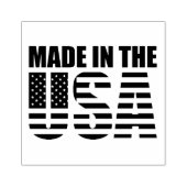 Vervaardigd in de Verenigde Staten Rubberstempel (Afrduk)