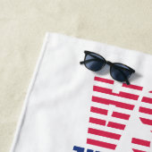 Vervaardigd in de Verenigde Staten Strandlaken (In situ)