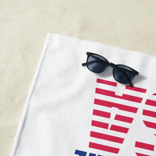 Vervaardigd in de Verenigde Staten Strandlaken (In situ)