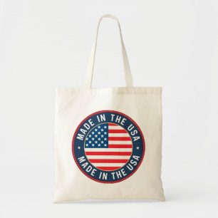 Vervaardigd in de Verenigde Staten Tote Bag