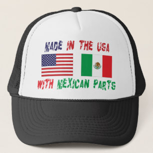 Vervaardigd in de VS met Mexicaanse onderdelenvrou Trucker Pet