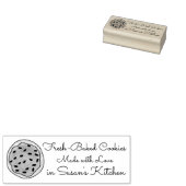 Vervaardigd met liefde Verse gekuitte suikerkoekje Rubberstempel (Gestempeld)
