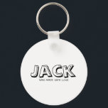 Vervaardigd met liefde wit sleutelhanger<br><div class="desc">Gemaakt van de liefde witte sleutelhanger.</div>