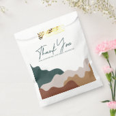 Vervaardigd met liefdespapiertas bedankzakje (Gezegeld)