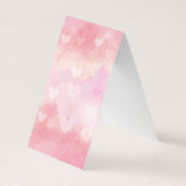 Vervaardigd met liefdesveiling over verouderingska visitekaartje (Achterkant)