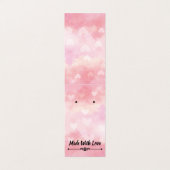 Vervaardigd met liefdesveiling over verouderingska visitekaartje (Buitenkant ongevouwen)