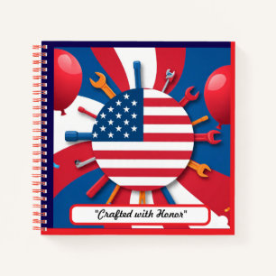 "Vervaardigd met zorg" Notitieboek