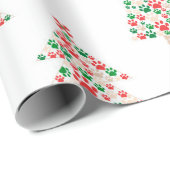 Vervaardigd uit peul met kerstboom cadeaupapier (Rol Hoek)