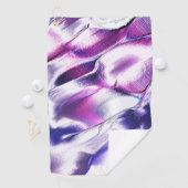 vervaardigd van metaal van steen, in lila en paars golfhanddoek (Insitu)