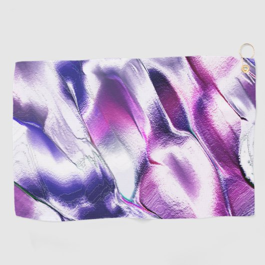 vervaardigd van metaal van steen, in lila en paars golfhanddoek (Horizontaal)
