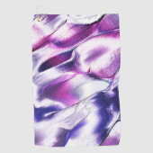 vervaardigd van metaal van steen, in lila en paars golfhanddoek (Voorkant)