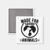 Vervaardigd voor het redden van dieren met de tech magneet (Voorkant / Achterkant)