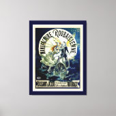 Vervaardiging van fietsen van Roubaisienne Canvas Afdruk (Voorkant)