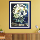 Vervaardiging van fietsen van Roubaisienne Canvas Afdruk (Insitu (Woonkamer))